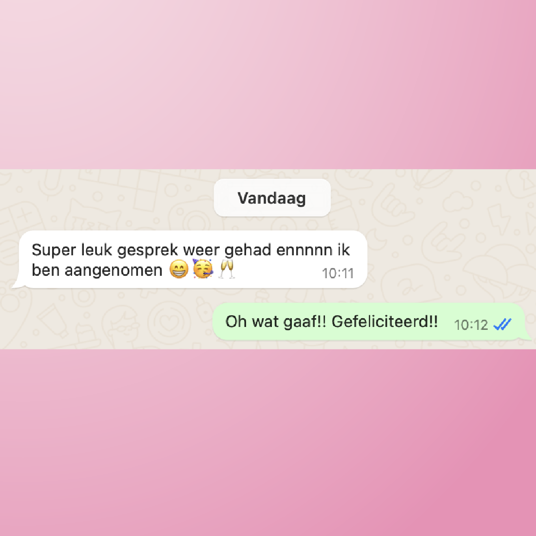 Van vastlopen naar een droombaan